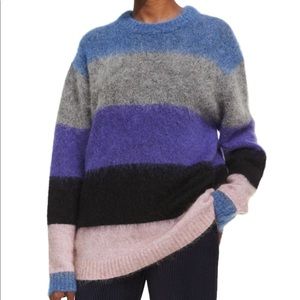 Acne studios Albah Mohair Color block Sweater